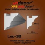 Indecor Lec-30 Oldalfali rejtett világítás díszléc (Lec-30)