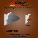 Indecor Lec-22 Oldalfali rejtett világítás díszléc (Lec-22)