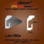 Indecor Lec-02A Mennyezeti rejtett világítás díszléc (Lec-02A)