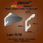 Indecor Lec-11B Rejtett világítás díszléc (Lec-11B)