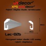 Indecor Lec-02B Mennyezeti rejtett világítás díszléc (Lec-02B)