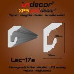 Indecor Lec-17A Mennyezeti rejtett világítás díszléc (Lec-17A)