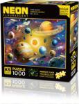 KS Games - Puzzle Sistemul solar neon - 1 000 piese Puzzle