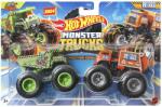 Mattel Hot Wheels Monster Truck Set 2 Masini Scara 1 La 64 Gotta Dump Si Will Trash It All (MTFYJ64_HWN52) - etoys
