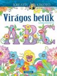 Partvonal Kiadó Virágos betűk - Színezőkönyv - Kreatív kikötő