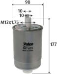VALEO filtru combustibil VALEO 587623 (587623) - automobilus