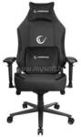 Rampage KL-R72 WOOF gamer szék (lábtartó, nagy teherbírás, fekete) (RAMPAGE_37870) (RAMPAGE_37870)