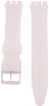 Ricardo Curea unisex din silicon semitransparent pentru ceas Swatch 17mm