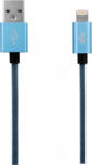 EGO Cablu Date Lightning Ego 3.4A 1m Albastru (4901688100036)
