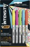 BIC Intense Tartós színes jelölőfilc szett, 5 db, Sárga/Rózsaszín/Zöld/Kék/Narancssárga (968410)
