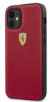 Ferrari Husa Cover Ferrari On Track Perforated pentru iPhone 12/12 Pro Rosu - cel