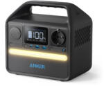 Anker Baterie externa Anker Portable Power Station, PowerHouse 521, 256Wh, 200W, 220V, 2x AC, 60W USB-C Power Delivery, lumina LED, 6 porturi (A1720311)