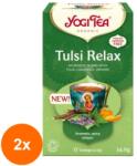 YOGI TEA Set 2 x Ceai Bio, Yogi Tea, Tulsi Relax, 34 g