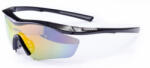 BikeFun Airjet cserélhető lencsés sportszemüveg, fekete, 3 lencsével (S3-S1-S0)