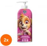 Air Val Set 2 x Sampon si Gel de Dus, Paw Patrol Skye, 1 l (ROC-2xMAG1018190TS)