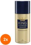 Antonio Banderas Set 2 x Deodorant Spray King Of Seduction Abs Antonio Banderas 150 ml