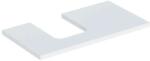 Geberit One mosdópult bal oldali kivágással 90x47 cm, pultra ültethető tálformájú mosdóhoz, matt fehér 505.293. 00.2 (505.293.00.2) - szaniteresklimacenter