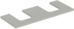 Geberit One mosdópult kivágással, két pultra ültethető tálformájú mosdóhoz 120x47 cm, matt greige 505.335. 00.7 (505.335.00.7) - szaniteresklimacenter