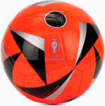 Adidas Fussballiebe Club Euro 2024 solare roșu/negru/argintiu metalic fotbal dimensiunea 4