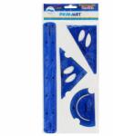 Starpak Prima Art hajlékony vonalzó készlet - 4 darabos - kék (IMO-SP-472400KEK)