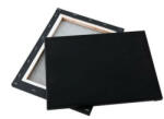  Festővászon, fekete, 35x50 cm, fakeretes