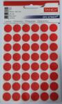 Tanex Etichete autoadezive color, D16 mm, 480 buc/set, Tanex - rosu (TX-OFC-130-RE) - officeclass