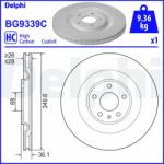 DELPHI Disc frana DELPHI BG9339C - piesa-auto