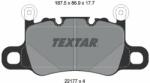 TEXTAR set placute frana, frana disc TEXTAR Q+ 2217701 (2217701)