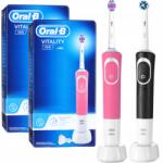 Oral-B Vitality 100 duopack black/pink