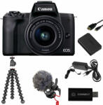 Canon EOS M50 Mark II + Premium Kit (4728C059AA) Aparat foto