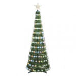EMOS LED karácsonyfa fényfüzérrel és csillaggal, 1, 5 m, beltérre, távirányító, időzítő, RGB (D5AA02)