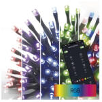 EMOS GoSmart LED karácsonyi fényfüzér, 8 m, kültéri és beltéri, RGB, programokkal, időz, wifivel (D4ZR01)