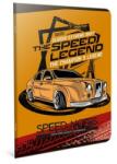 GIPTA Тетрадка Speed, бяла хартия, широки редове, PP корица, А4, 60 листа (5589)