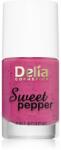 Delia Cosmetics Sweet Pepper Black Particles lac de unghii culoare 08 Berry 11 ml