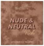 Barry M Nude & Neutral Rich erősen pigmentált szemhéjfesték paletta 13.5 g
