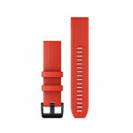Garmin curea QuickFit 22 - silicon - rosu laser red (010-12901-02)