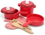 Melissa & Doug Дървен комплект Melissa & Doug - Кухненски съдове и аксесоари (12610) - ozone