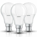 OSRAM 3PAK LED izzó B22d A60 8.5W = 60W 806lm 2700K Meleg 360° OSRAM (4052899961531)