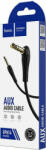 hoco. UPA14 AUX audio kábel 3.5mm - 3.5mm, 1m (fekete)