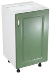 1 Corp inferior 45 cu 1 usa Zebra MDF Verde drept