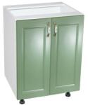 Spectral Mobila Corp inferior 60 cu 2 usi Zebra MDF Verde drept