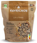 Favrichon Mix de cereale BIO cu fibre din in si scortisoara Favrichon