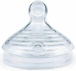 Nuk Силиконови биберони за шише NUK for Nature - Softer, 0+ месеца, размер L, 2 броя (10124027)