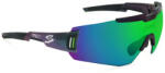 SPIUK - ochelari soare sport Profit, 2 lentile de schimb transparent si verde oglinda - rama multicolora (irizata) (GPROIREV) - ecalator