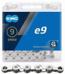 KMC Lant KMC E9 Silver 9 viteze, 122 zale, Ebike, Argintiu (KMC-BE09TNP22)