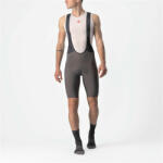 Castelli - pantaloni scurti pentru ciclism cu bretele Unlimited Bibshort - gri inchis forest negru (CAS-4520005-089) - ecalator