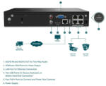 TP-Link NVR1104H-4P 4 PoE+ csatornás hálózati videó rögzítő (VIGINVR1104H-4P)