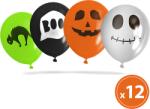Family Halloween Halloween-i lufi szett, 4 féle mintával, 12 db/csomag (58141) (58141)