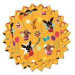 amscan Szalvéta 33x33cm 16db Bing nyuszi, a9911883 (LUFI662779)