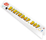 Godan Vállszalag, fehér, Birthday boy felirattal, 10 X 150 cm